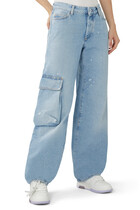 Toybox Painted Wide-Leg Jeans